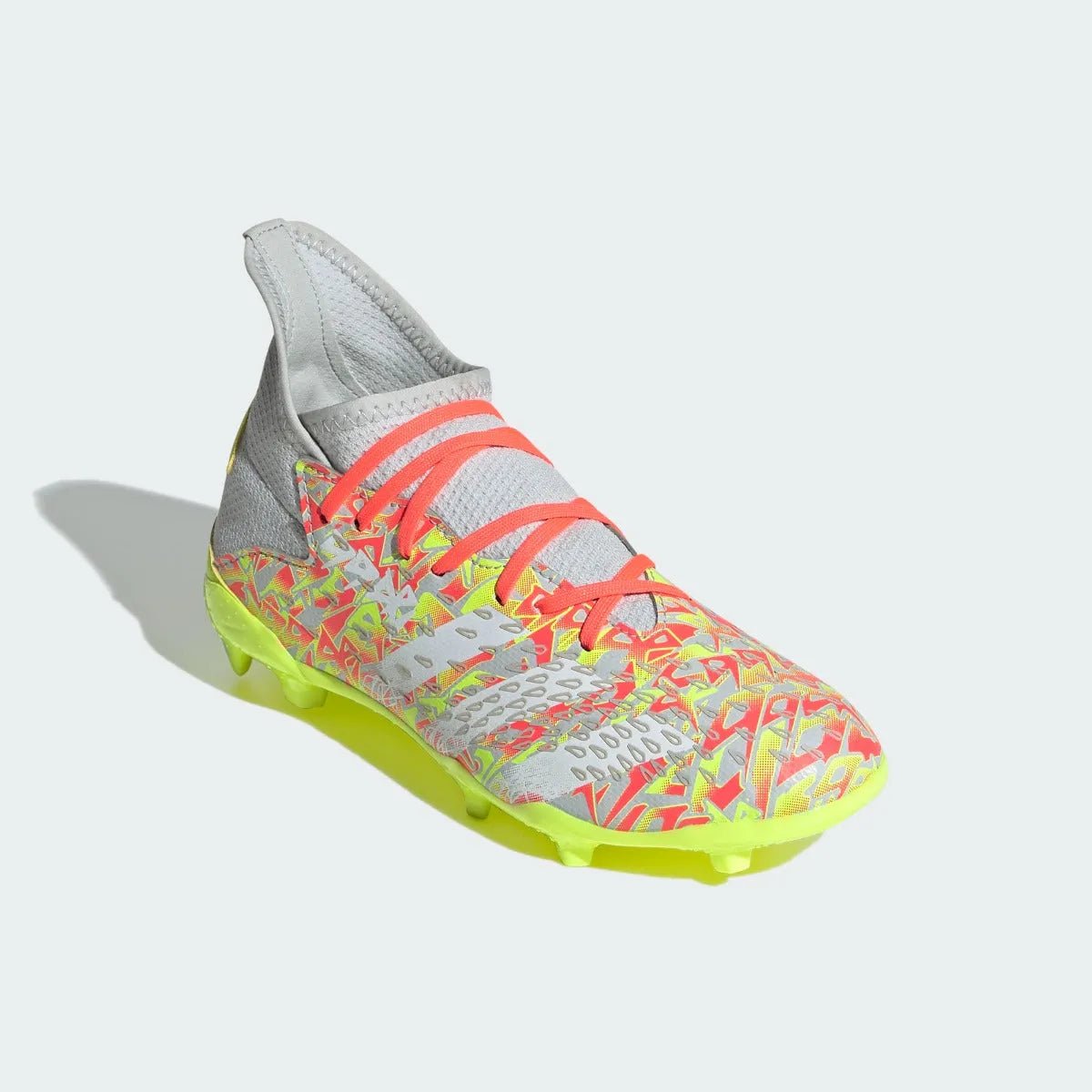 Adidas JR Predator Freak .3 FG - Clear Grey-White-Solar Yellow