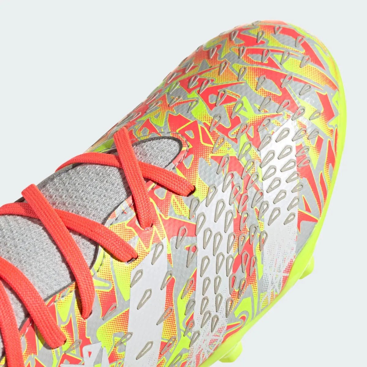 Adidas JR Predator Freak .3 FG - Clear Grey-White-Solar Yellow
