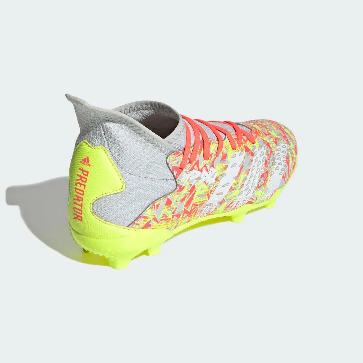 Adidas JR Predator Freak .3 FG - Clear Grey-White-Solar Yellow
