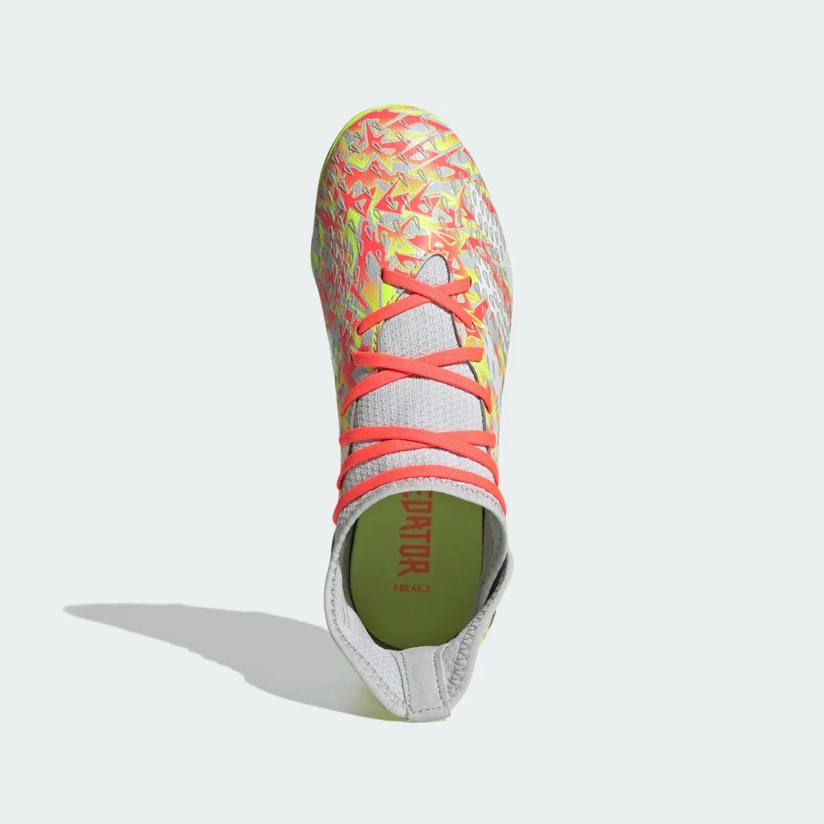 Adidas JR Predator Freak .3 FG - Clear Grey-White-Solar Yellow