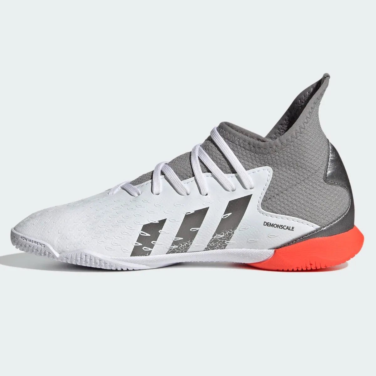 Adidas Junior Predator Freak .3 IN - White-Iron Metallic