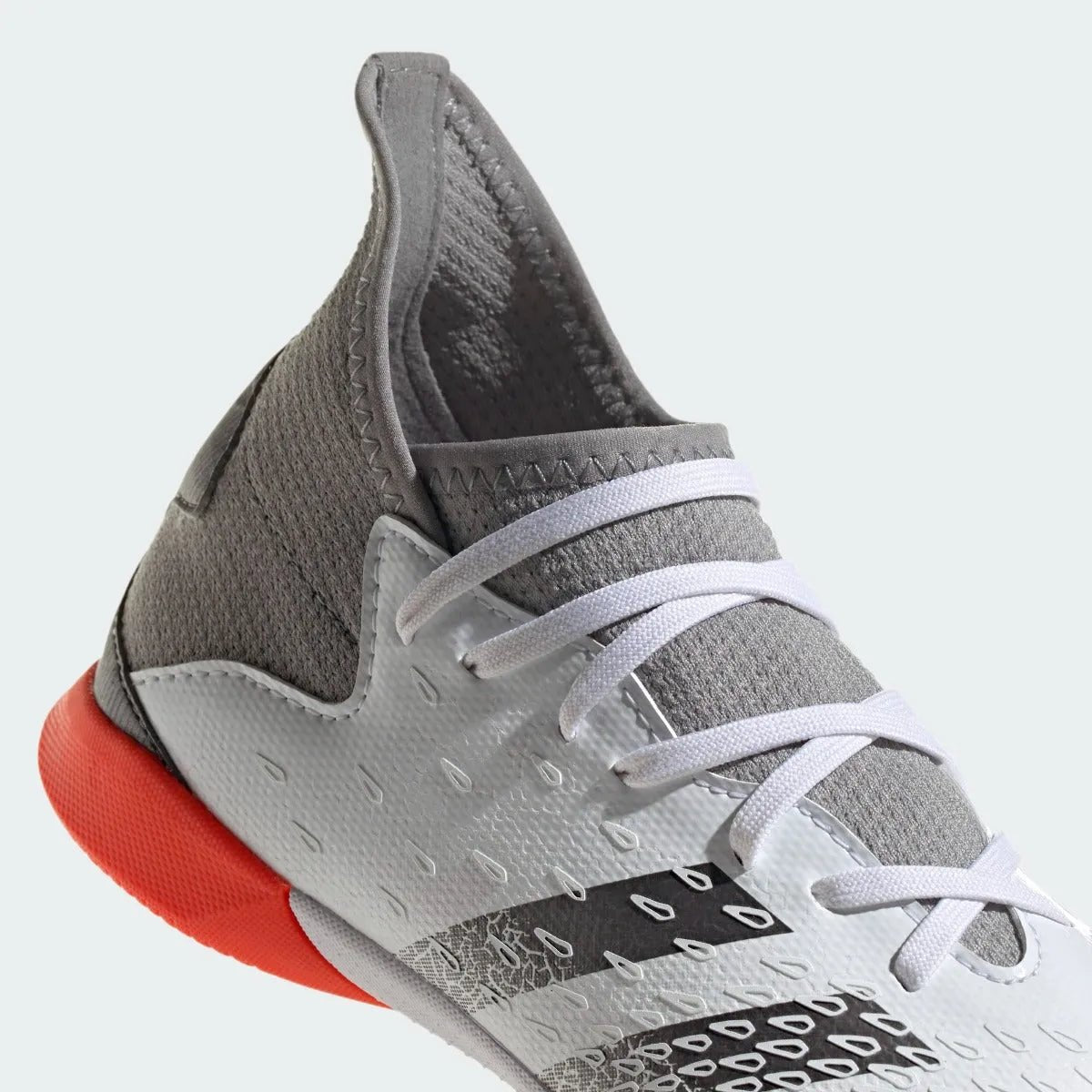 Adidas Junior Predator Freak .3 IN - White-Iron Metallic
