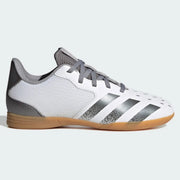 Adidas Junior Predator Freak .4 IN Sala - White-Iron Metallic