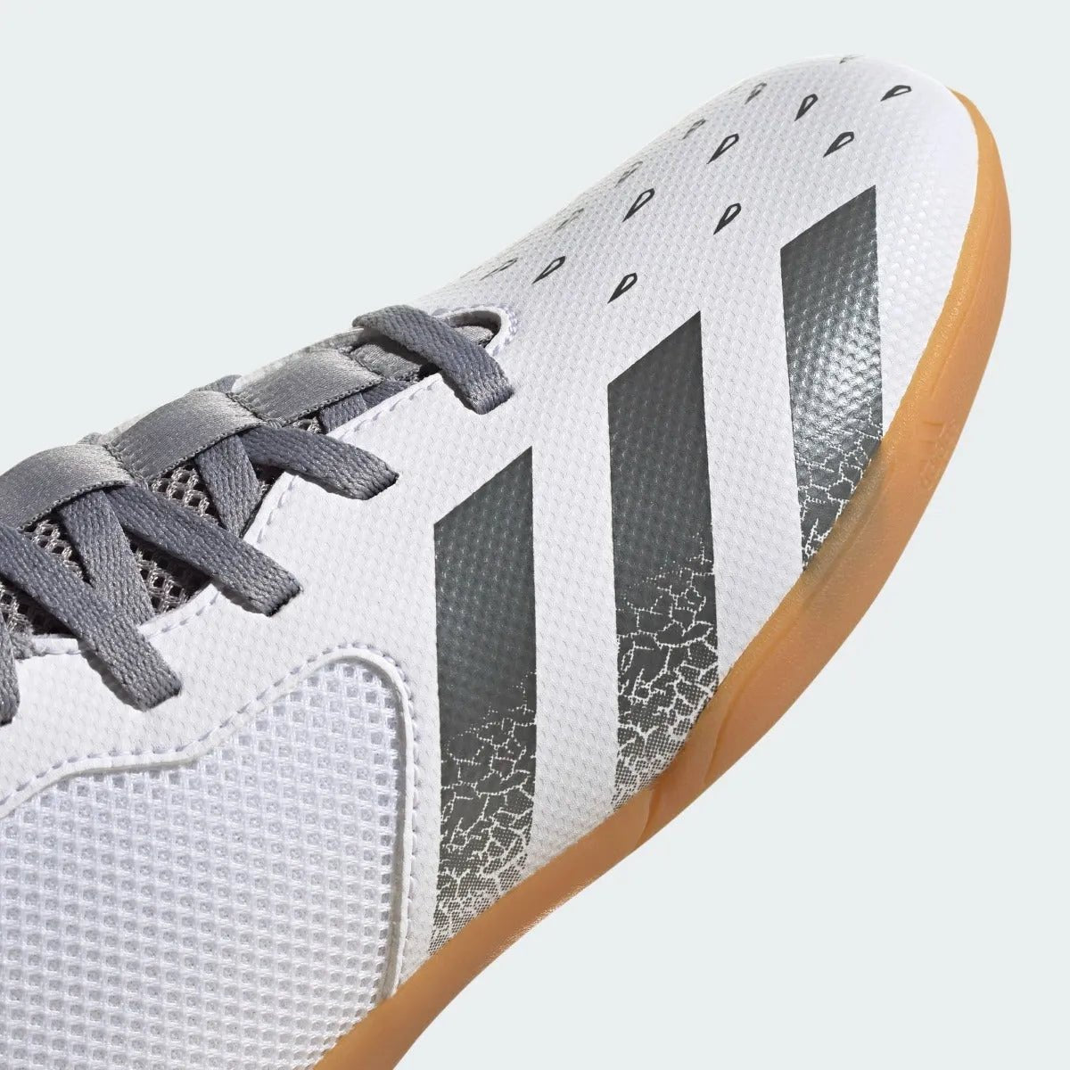 Adidas Junior Predator Freak .4 IN Sala - White-Iron Metallic