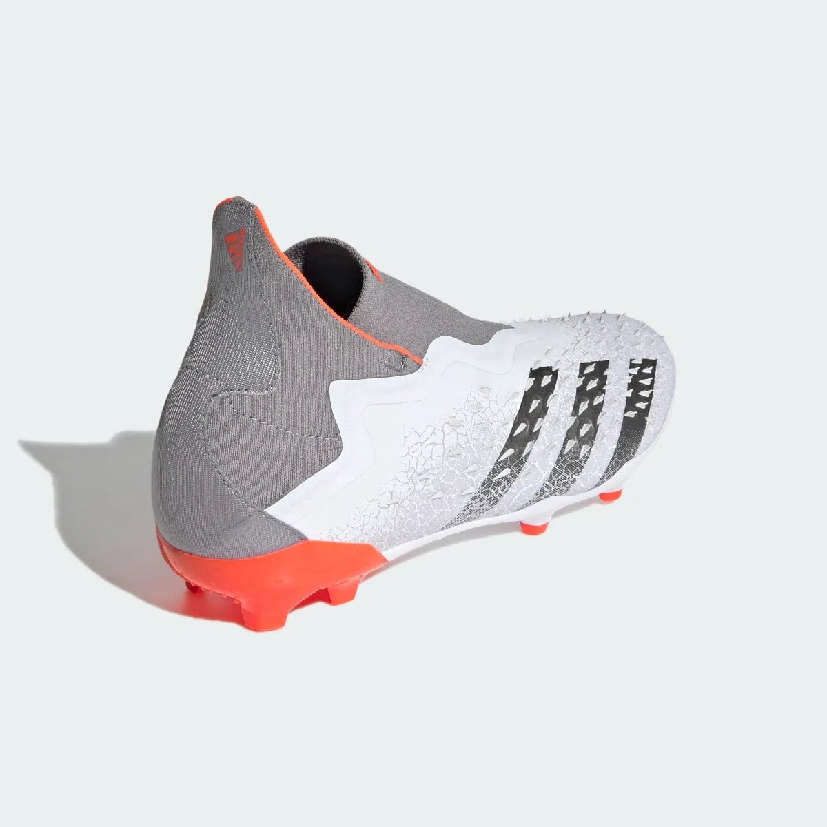 Adidas Junior Predator Freak + FG - White-Iron Metallic