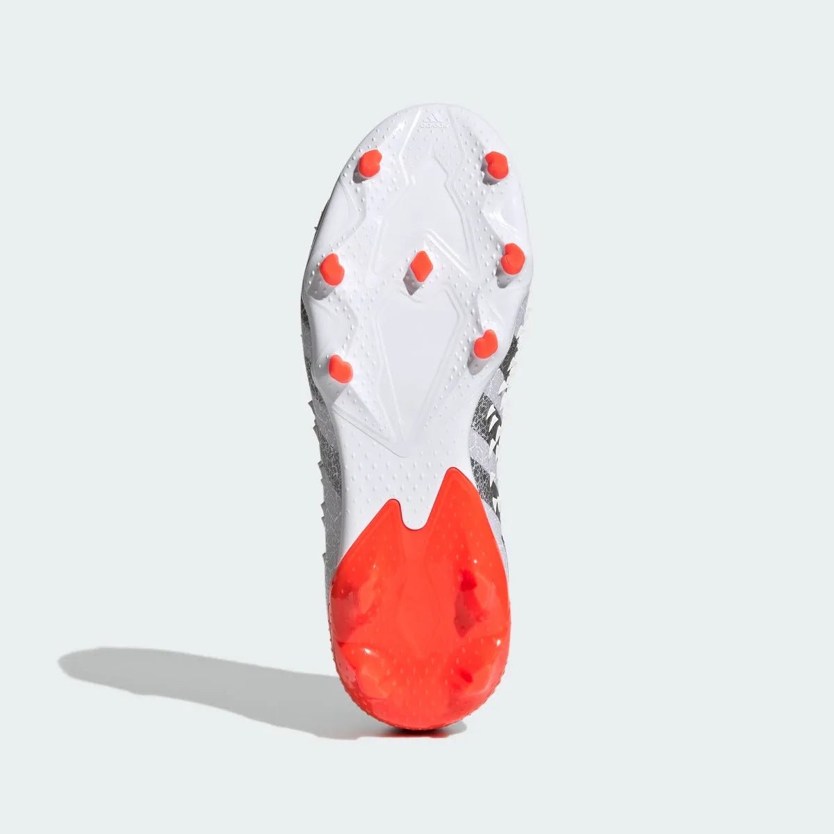 Adidas Junior Predator Freak + FG - White-Iron Metallic