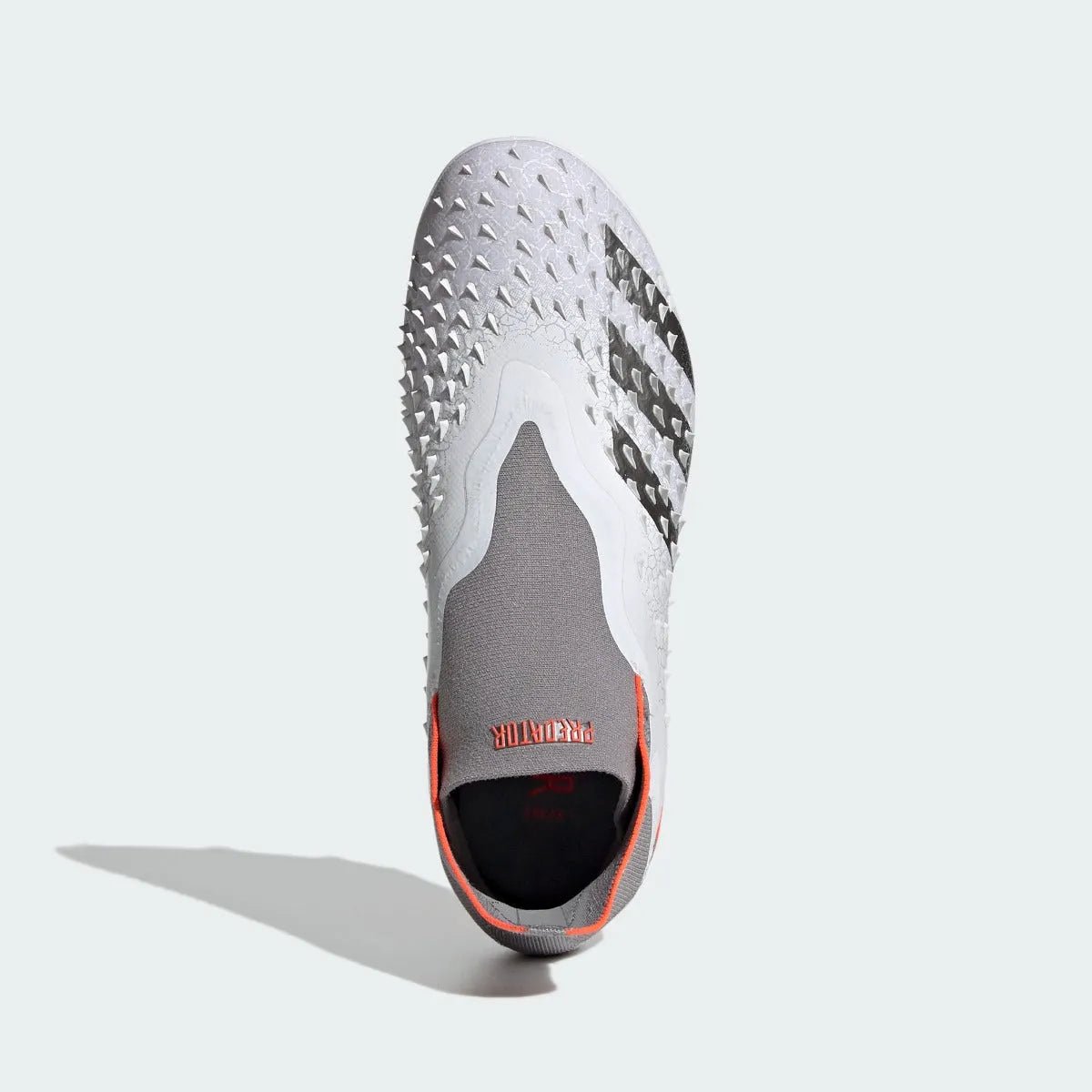 Adidas Junior Predator Freak + FG - White-Iron Metallic