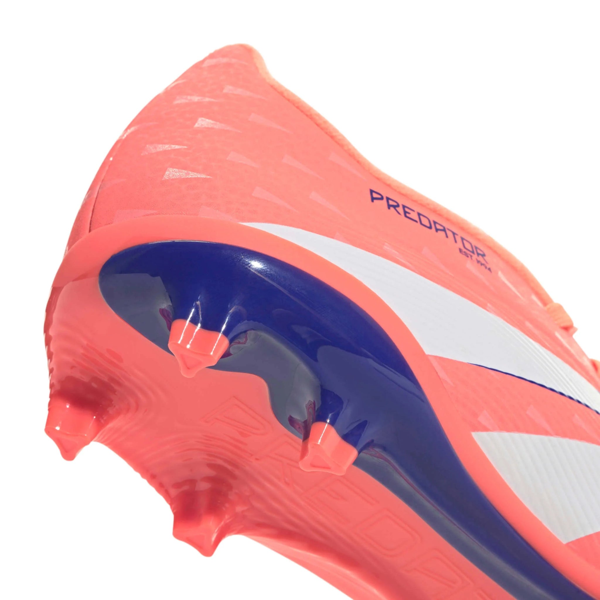 adidas JR Predator League Firm-Multi Ground Soccer Cleats - Coral Blaze Pack (FA25) (Detail 2)