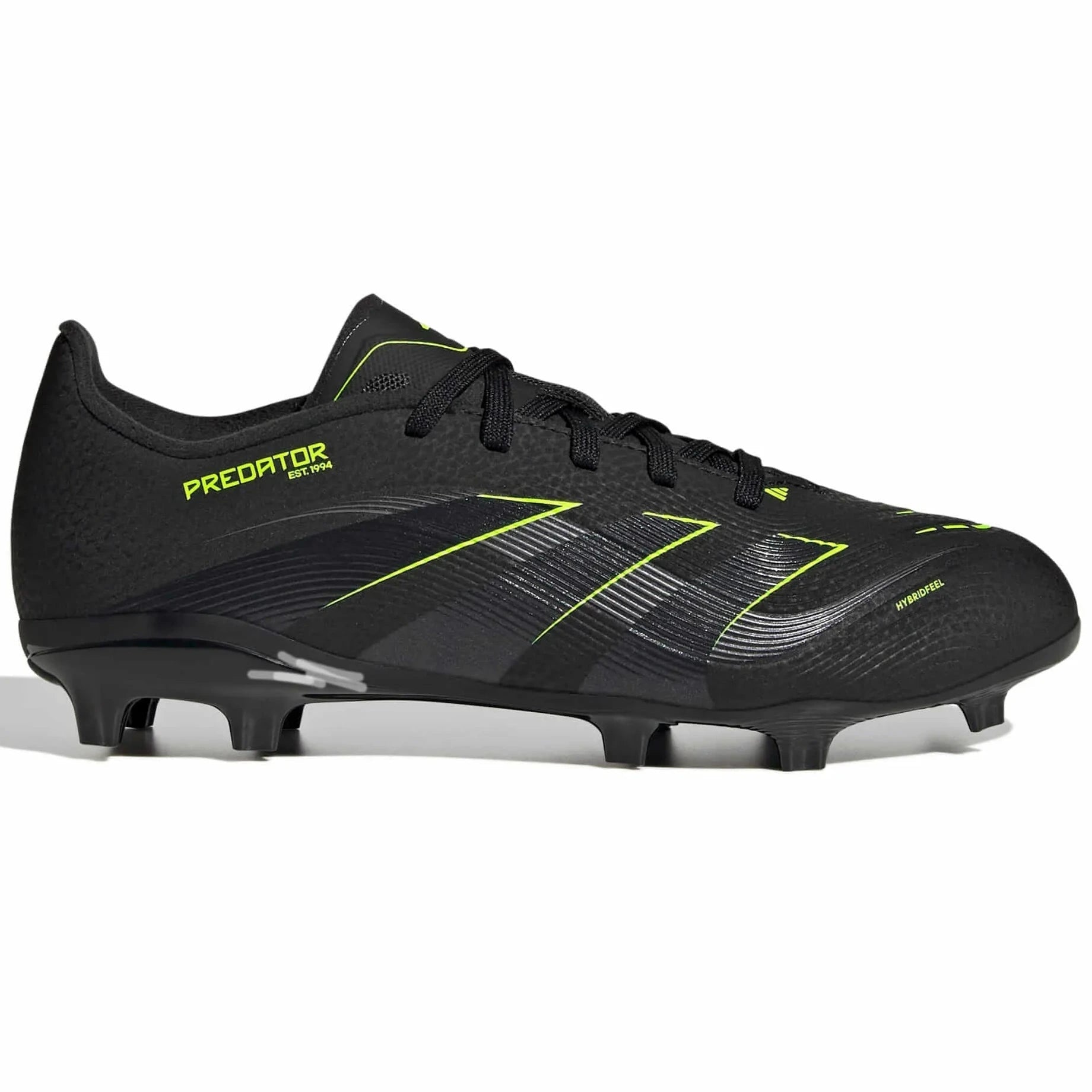 adidas JR Predator League Firm-Multi Ground Soccer Cleats - Electric Stealth Pack (FA25) (Side 1)