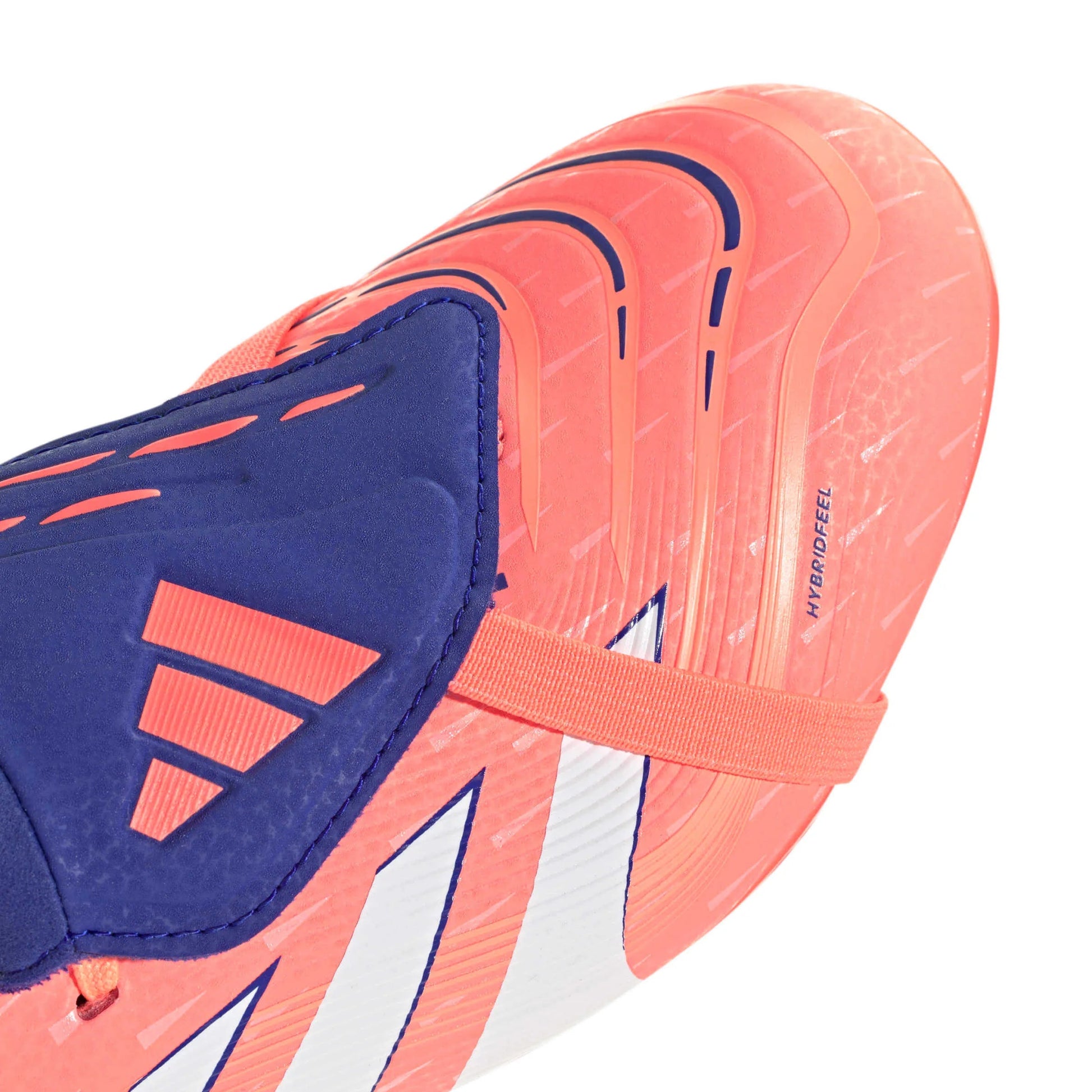 adidas JR Predator League Fold-Over Tongue Firm-Multi Ground Soccer Cleats - Coral Blaze Pack (FA25) (Detail 1)