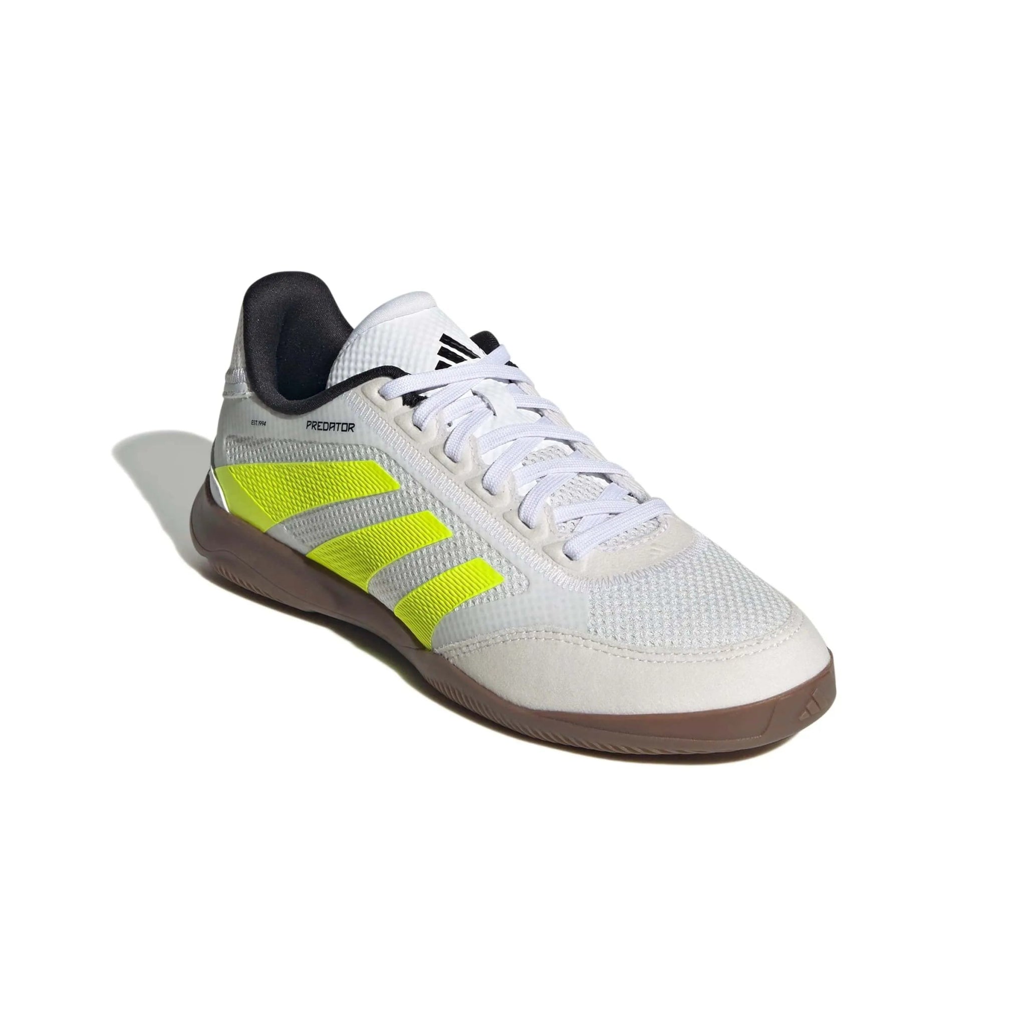 adidas JR Predator League Indoor Soccer Shoes - Radiant Blaze Pack (FA25) (Lateral - Front)