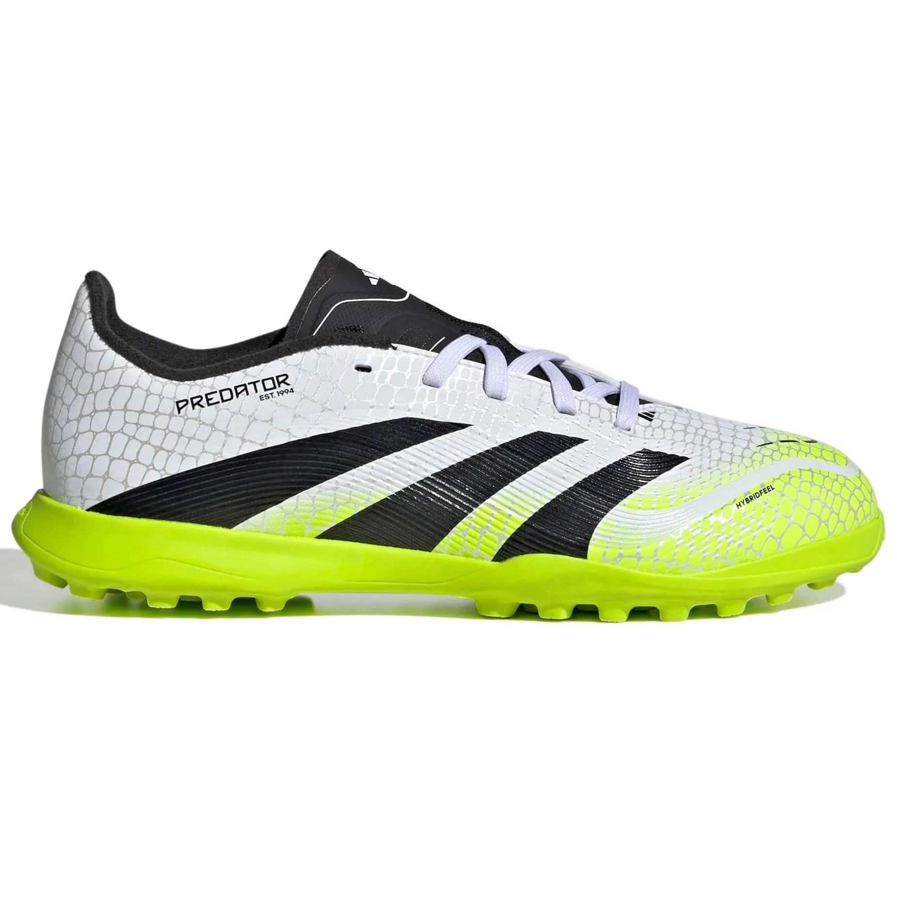 adidas JR Predator League Turf Soccer Shoes - Radiant Blaze Pack (FA25) (Side 1)