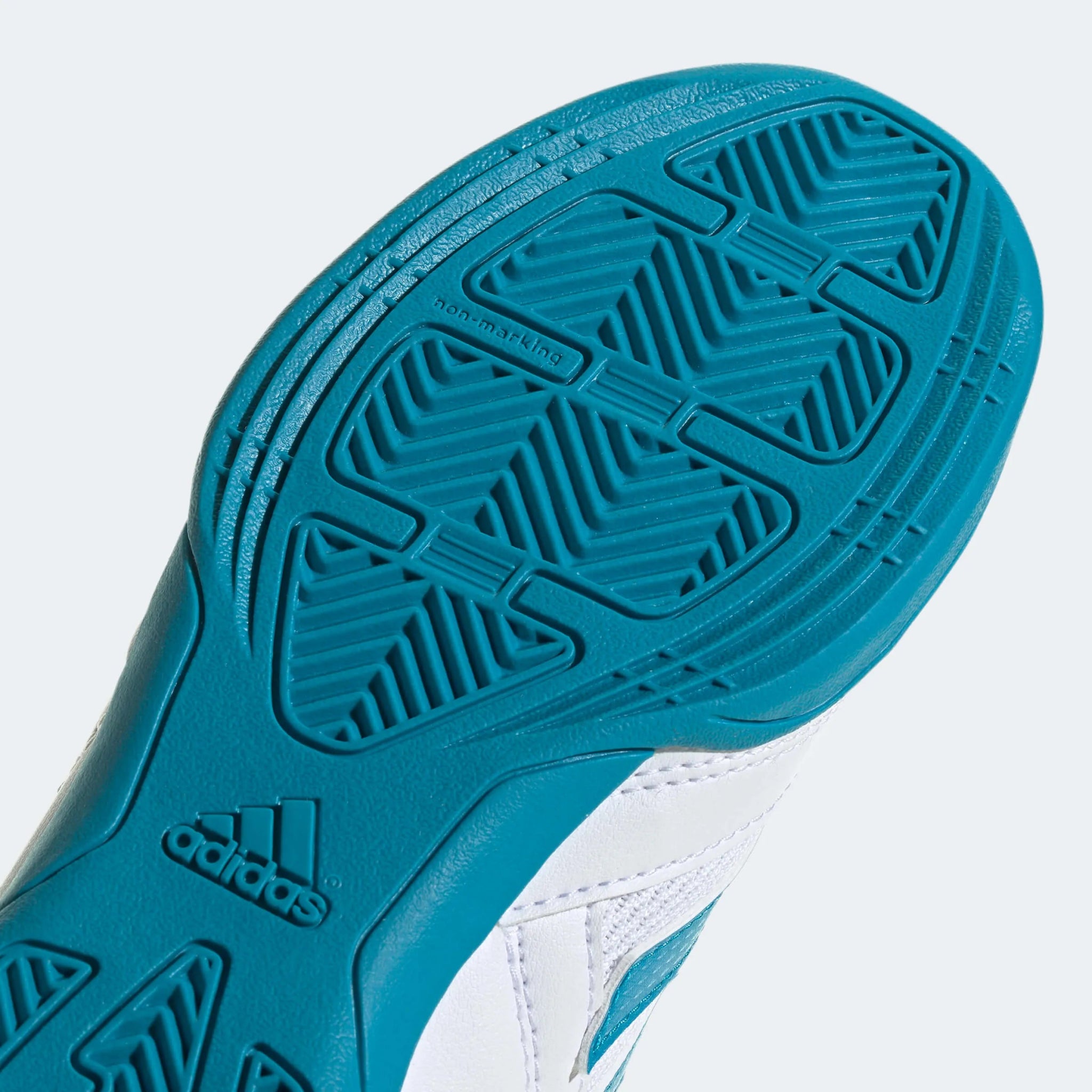 adidas Jr Super Sala 2 J - White - Aqua (Detail 2)