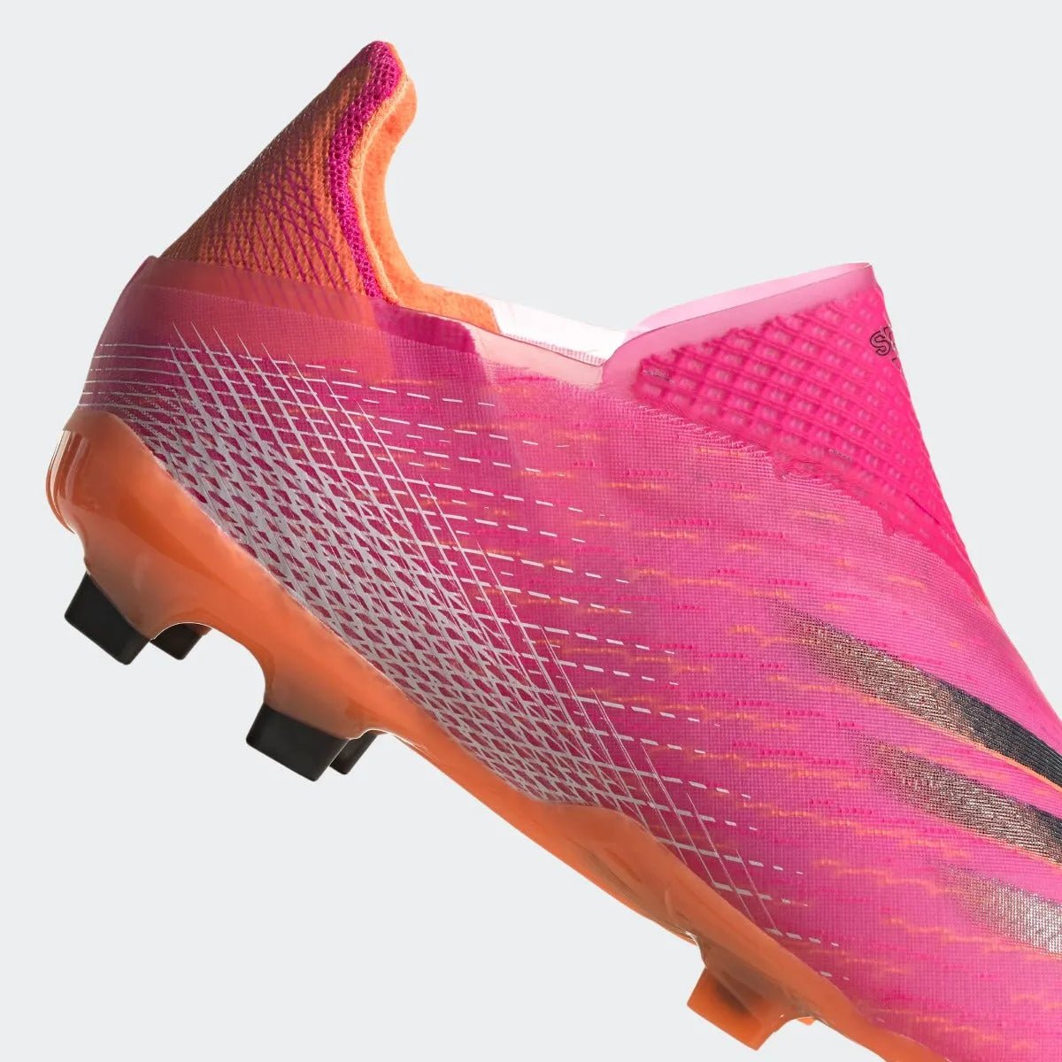 Adidas Junior X Ghosted + FG - Pink-Black-Orange