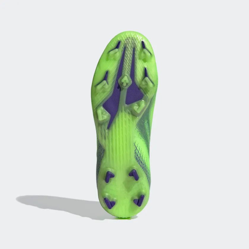 Adidas Junior X Ghosted+ FG - Signal Green-Purple