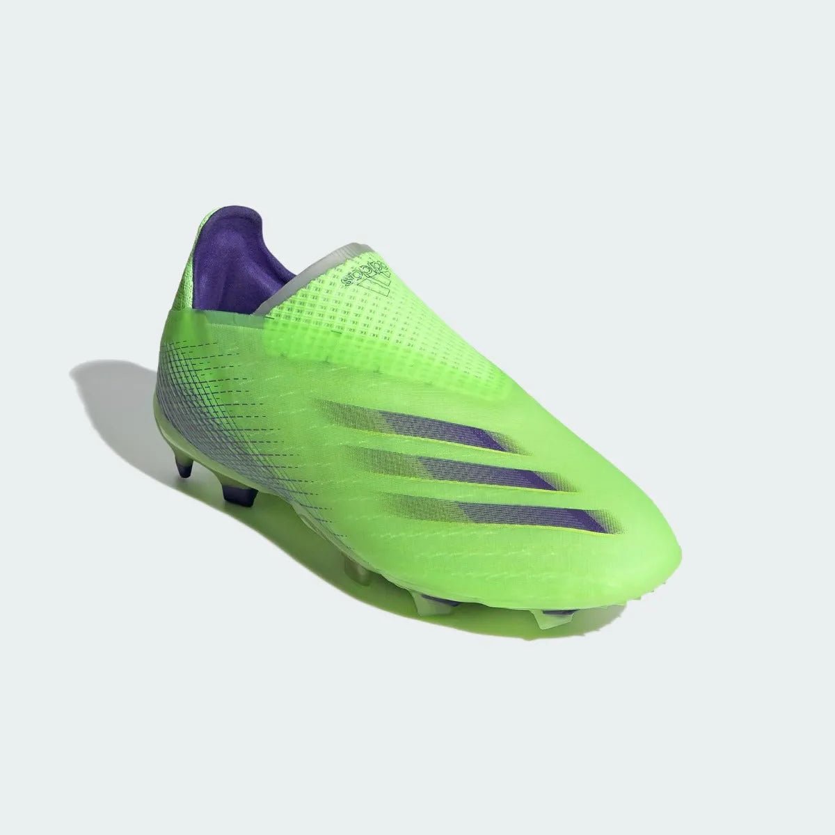 Adidas Junior X Ghosted+ FG - Signal Green-Purple