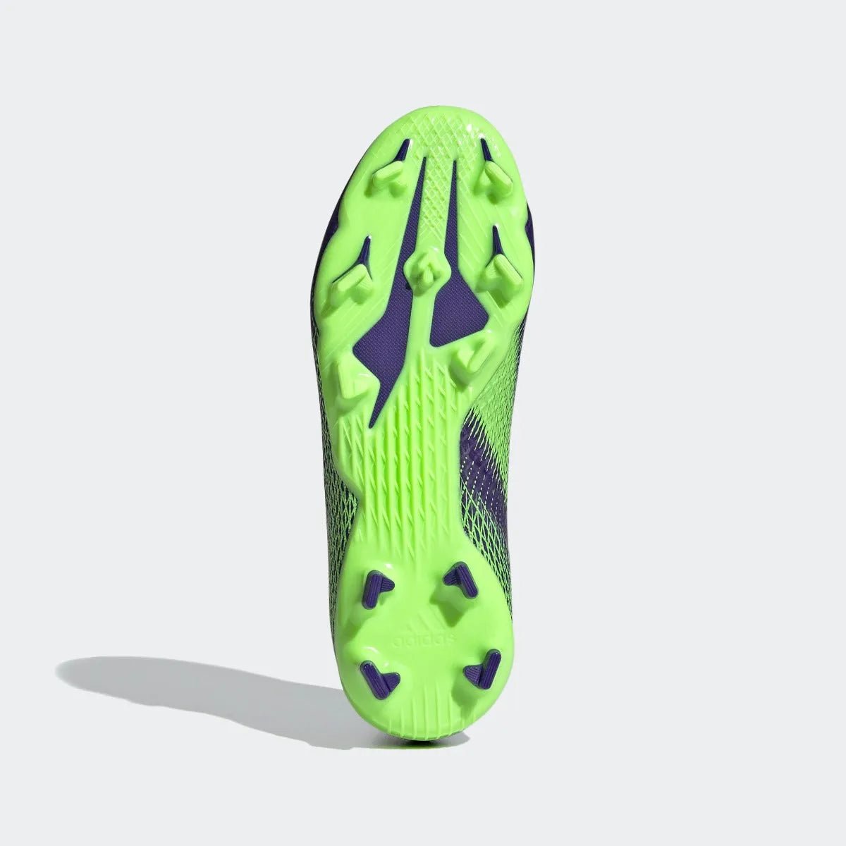 Adidas Junior X Ghosted.3 Laceless FG - Purple-Signal Green