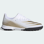 Adidas JR X Ghosted.3 TF - White-Gold