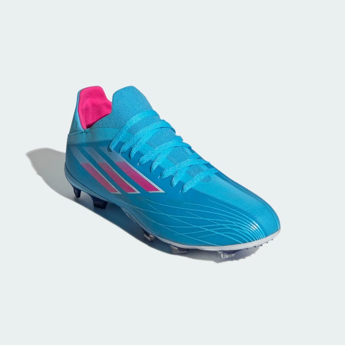 Adidas Junior X Speedflow .1 FG - Sky Rush-Shock Pink