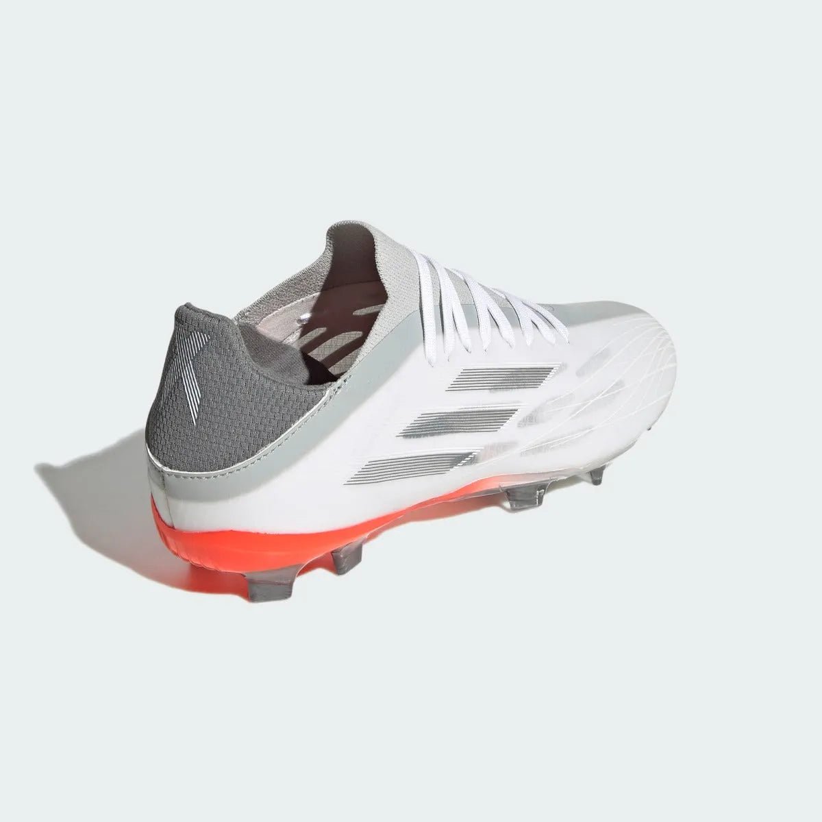 Adidas Junior X Speedflow .1 FG - White-Iron Metallic