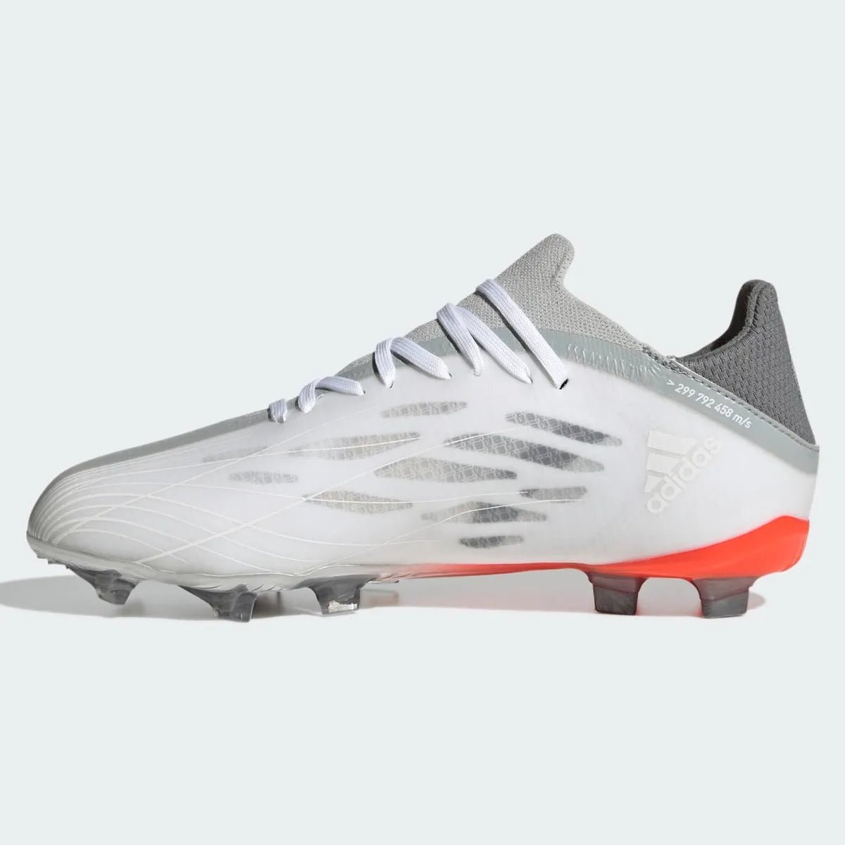 Adidas Junior X Speedflow .1 FG - White-Iron Metallic