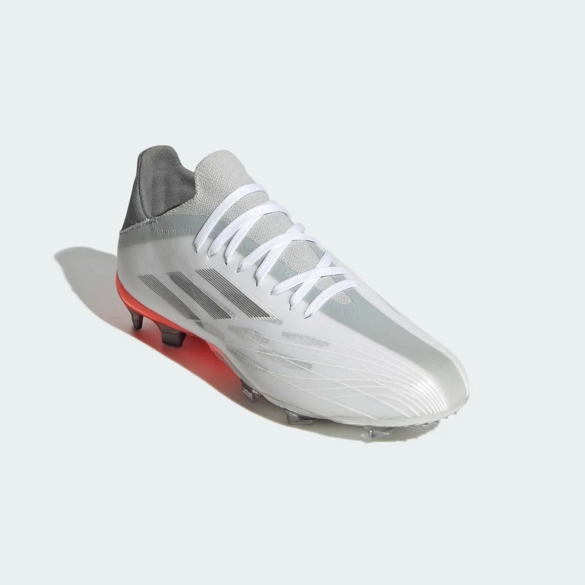 Adidas Junior X Speedflow .1 FG - White-Iron Metallic