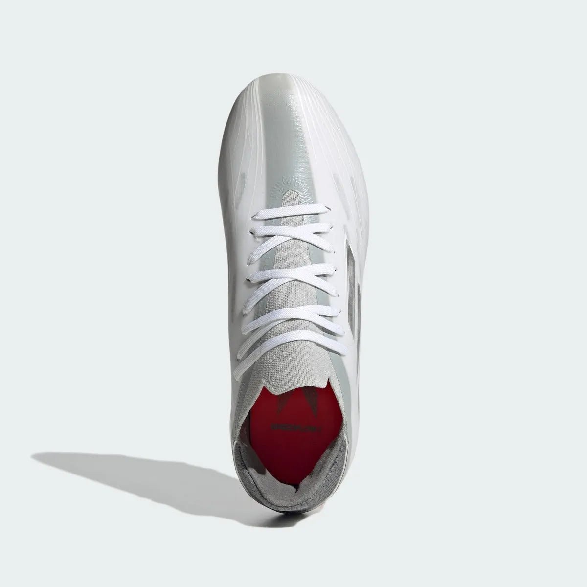 Adidas Junior X Speedflow .1 FG - White-Iron Metallic