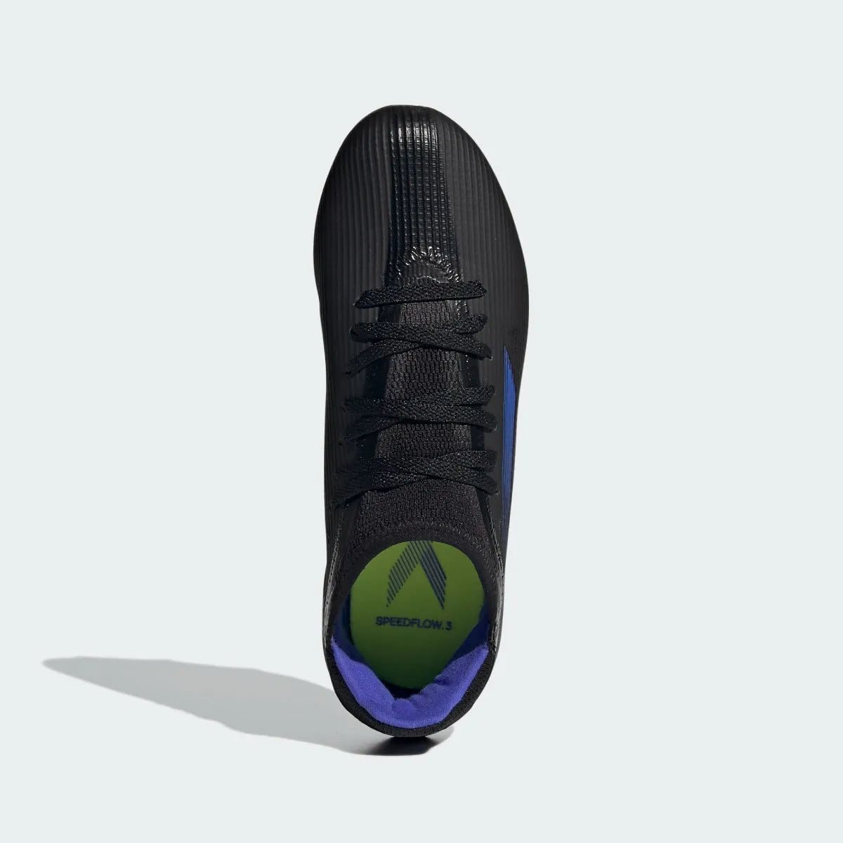 Adidas JR X Speedflow .3 FG - Black-Sonic Ink (Top)