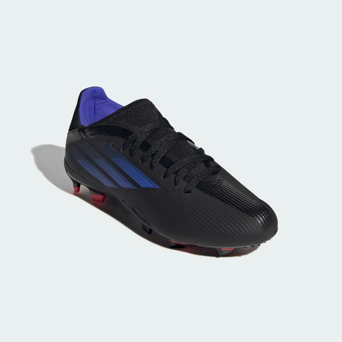 Adidas JR X Speedflow .3 FG - Black-Sonic Ink (Diagonal 1)