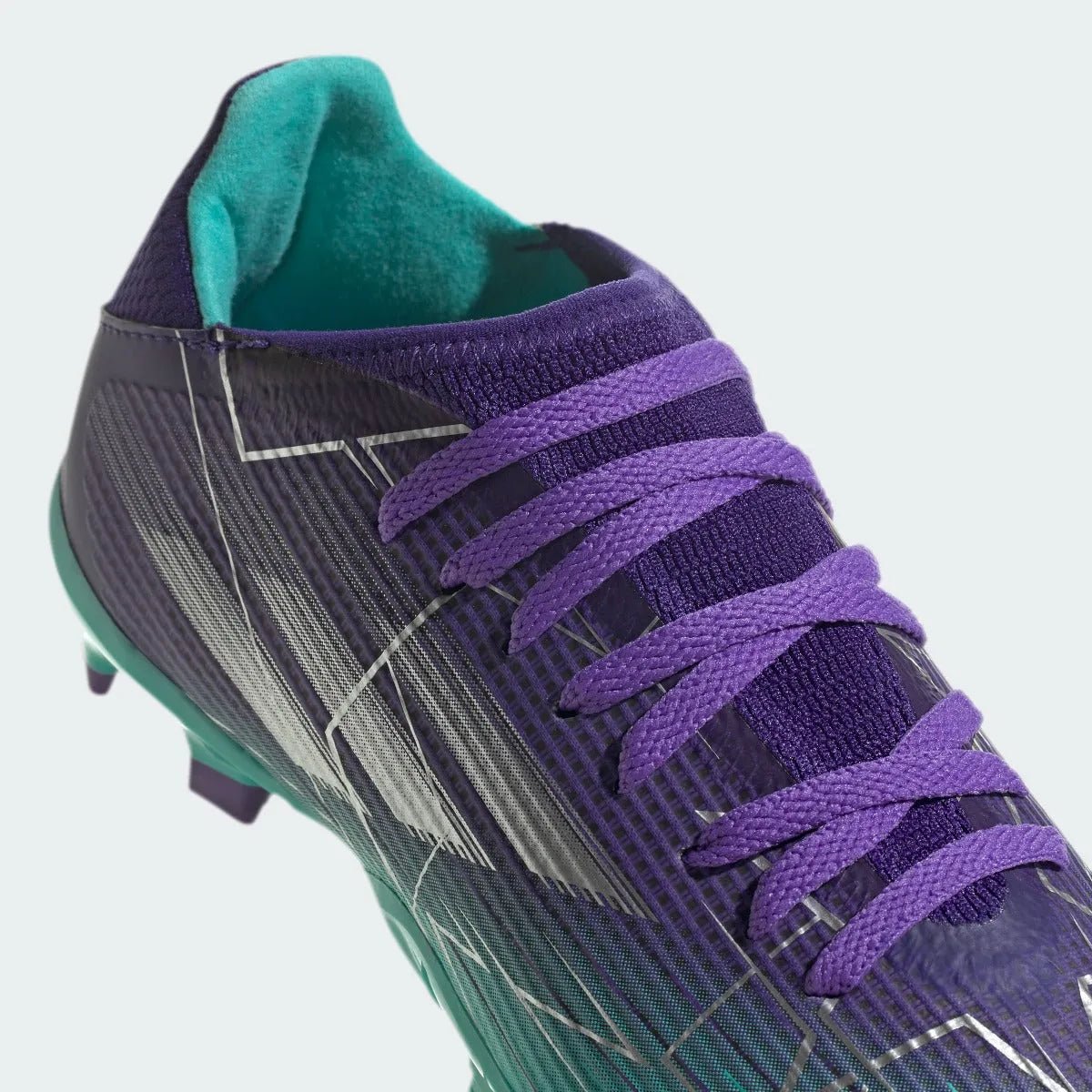 adidas Junior X Speedflow .3 FG - Purple-Silver-Mint
