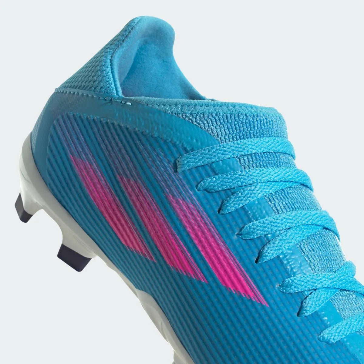 Adidas Junior X Speedflow .3 FG - Sky Rush-Shock Pink