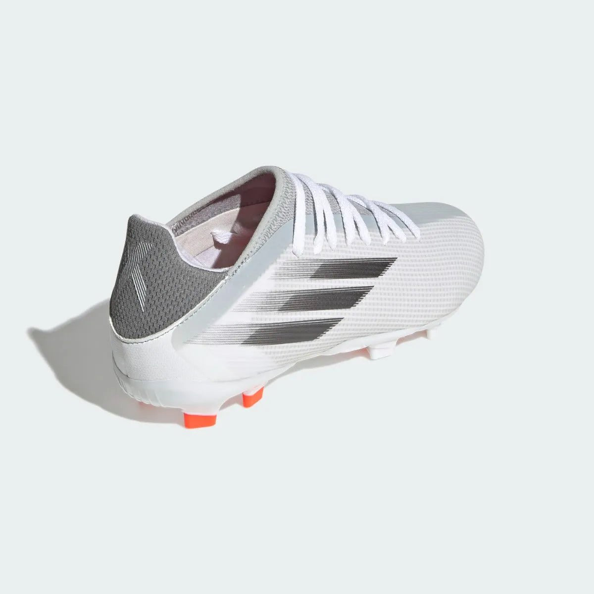 Adidas Junior X Speedflow .3 FG - White-Iron Metallic