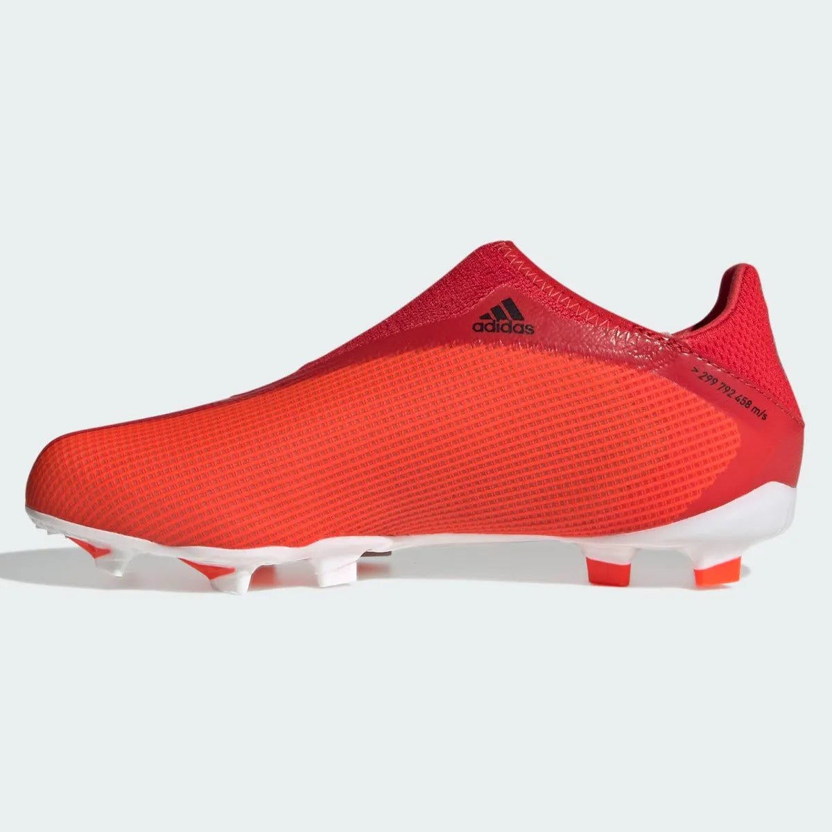 Adidas Junior X Speedflow .3 Laceless FG - Red-Black