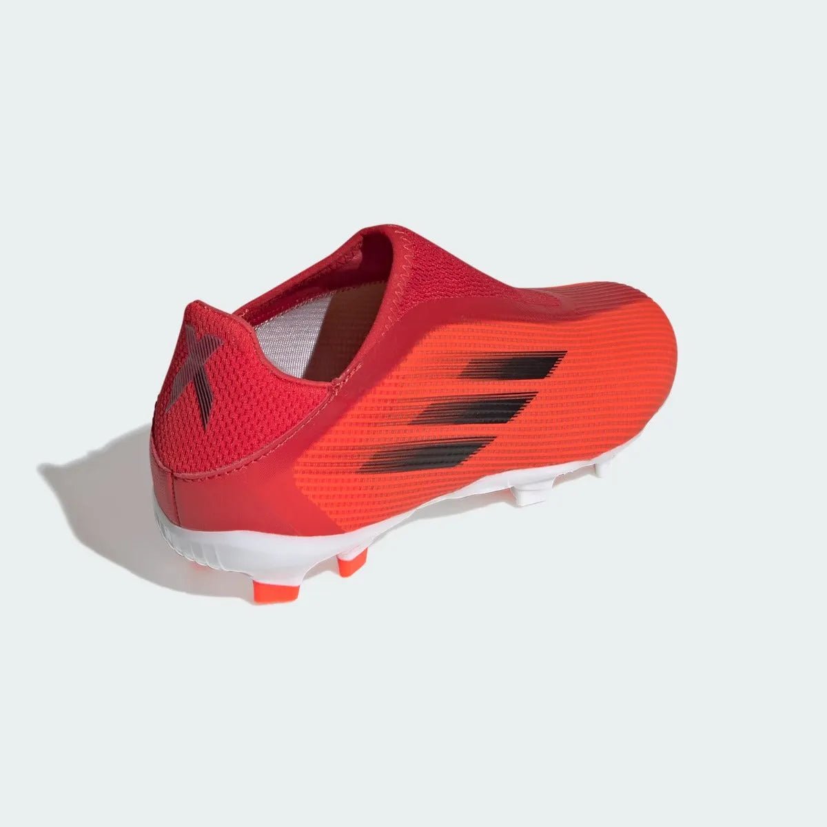 Adidas Junior X Speedflow .3 Laceless FG - Red-Black
