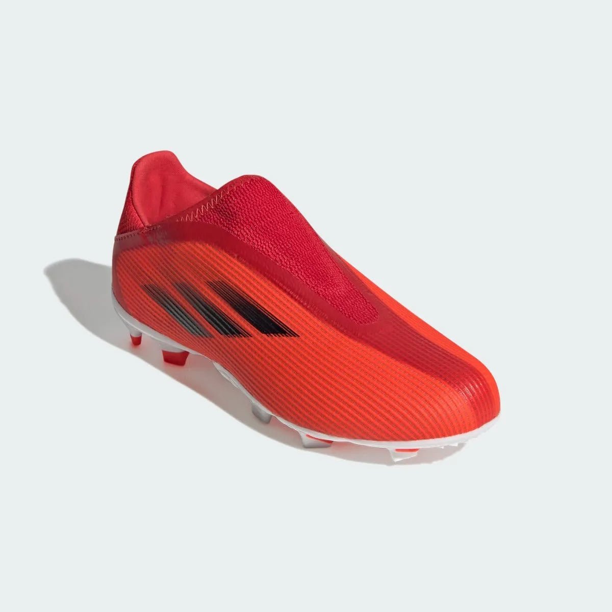 Adidas Junior X Speedflow .3 Laceless FG - Red-Black