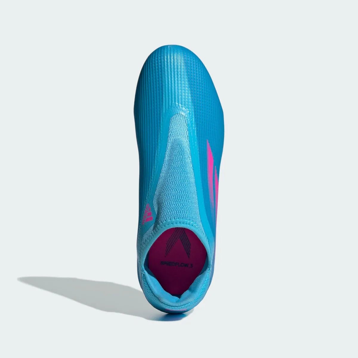 Adidas Junior X Speedflow .3 Laceless FG - Sky Rush-Shock Pink