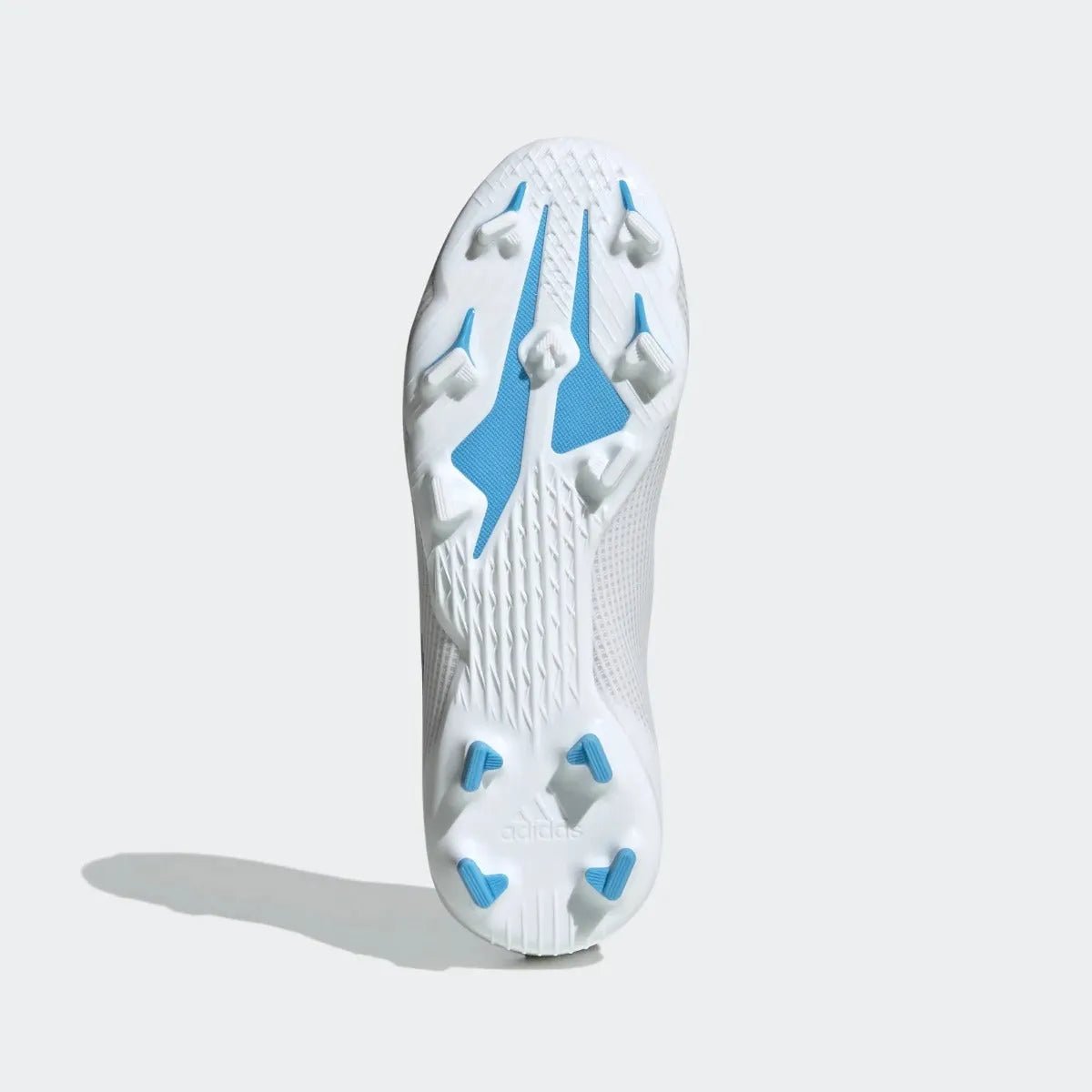 adidas JR X Speedflow .3 Laceless FG - White-Hi Res Blue (Bottom)