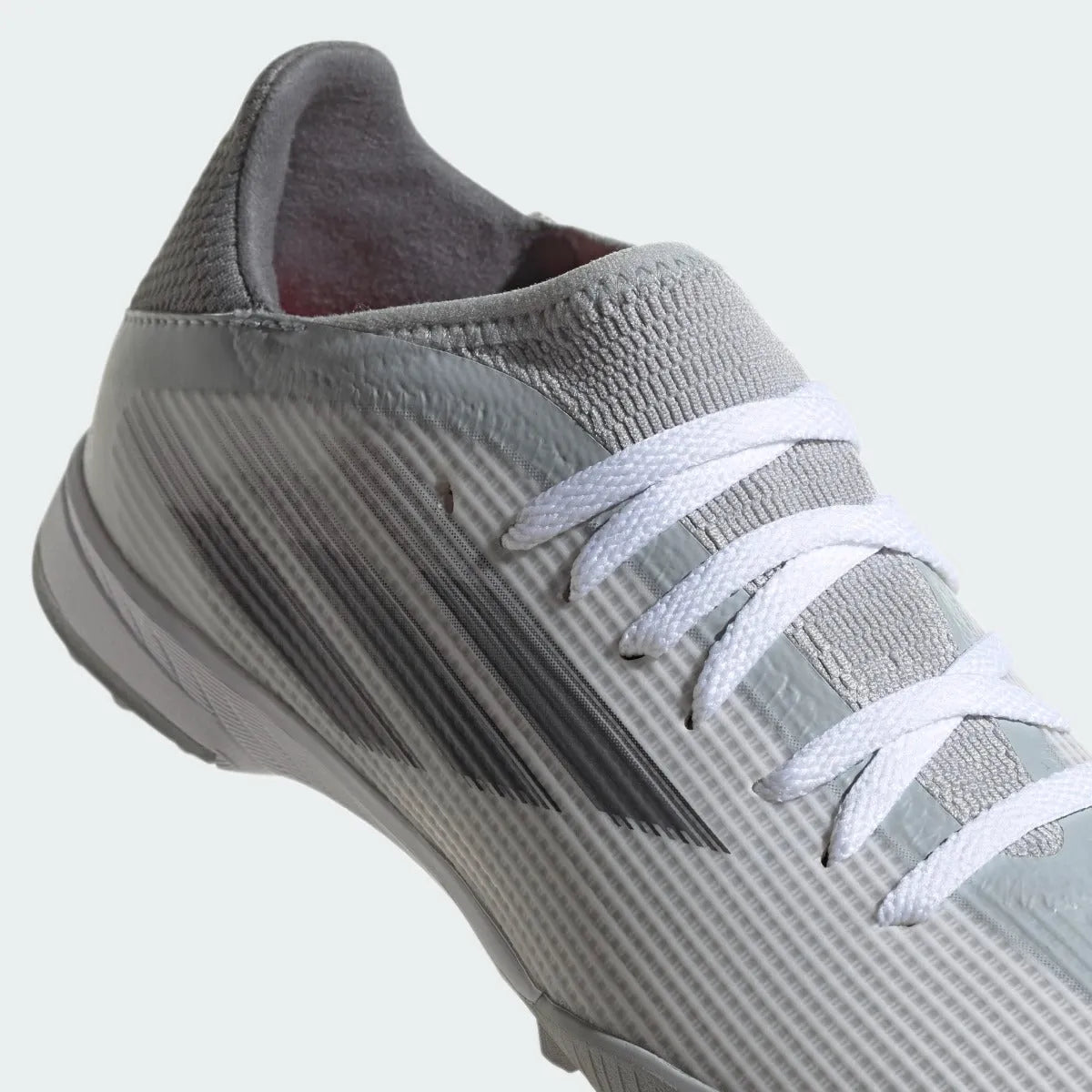 Adidas Junior X Speedflow .3 TF - White-Iron Metallic
