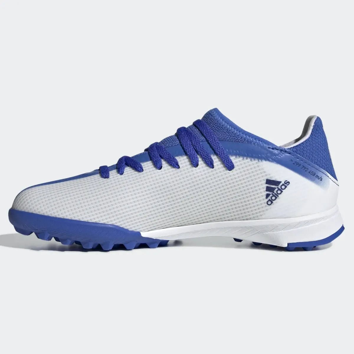 adidas Junior X Speedflow .3 Turf - White-Blue