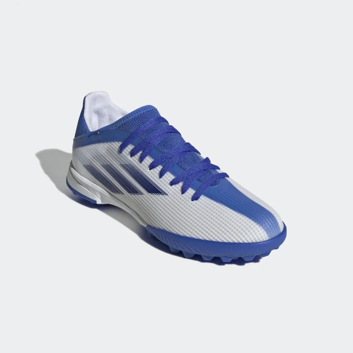 adidas Junior X Speedflow .3 Turf - White-Blue