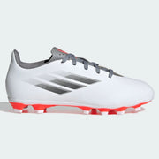 Adidas JR X Speedflow .4 FxG - White-Iron Metallic