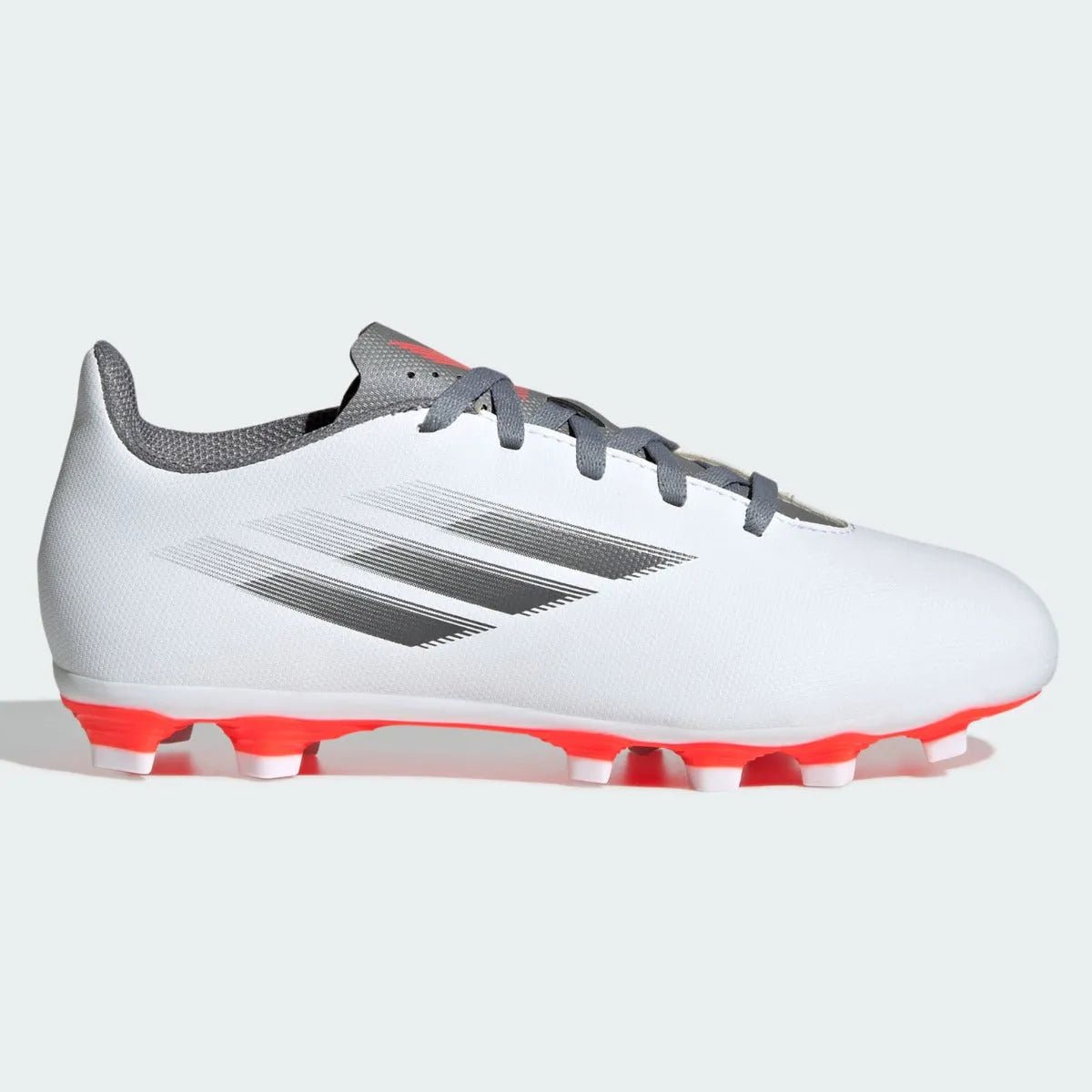 Adidas JR X Speedflow .4 FxG - White-Iron Metallic