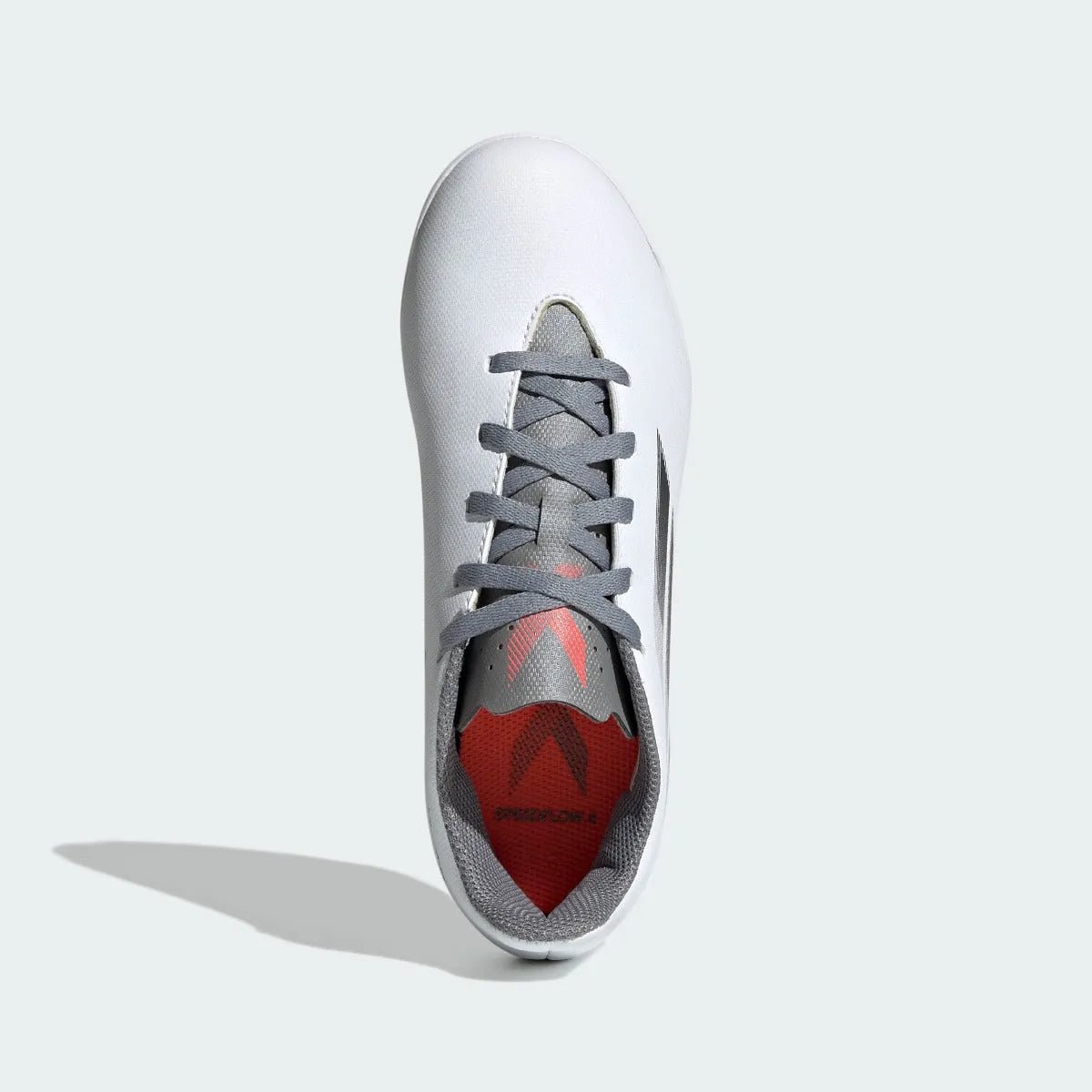 Adidas Junior X Speedflow .4 IN - White-Iron Metallic