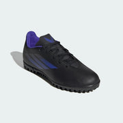 Adidas Junior X Speedflow .4 TF - Black-Sonic Ink