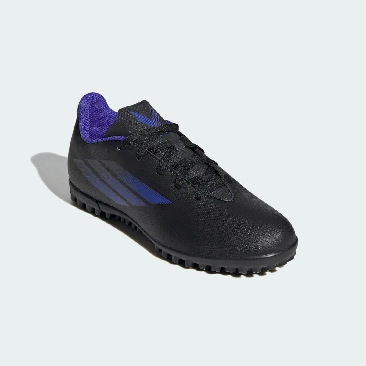 Adidas Junior X Speedflow .4 TF - Black-Sonic Ink