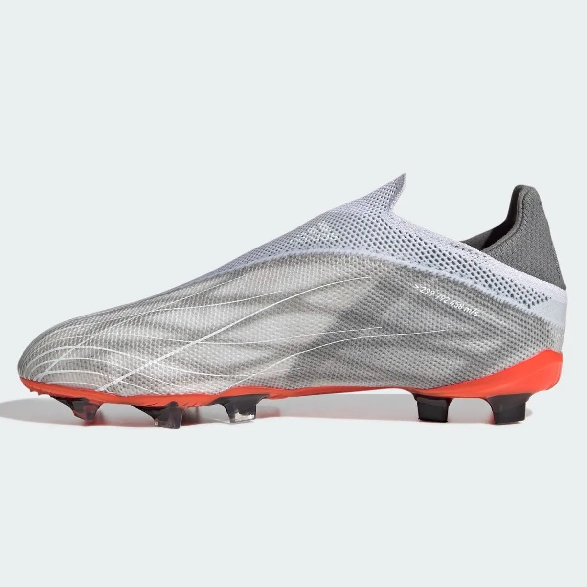 Adidas Junior X Speedflow + FG - White-Iron Metallic