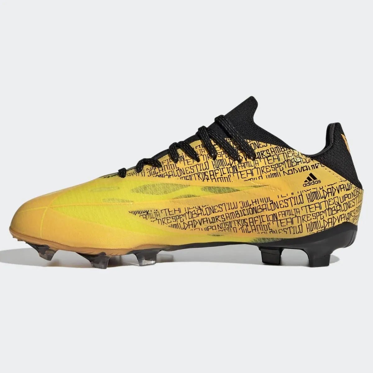 adidas Junior X Speedflow Messi .1 FG - Solar Gold-Black
