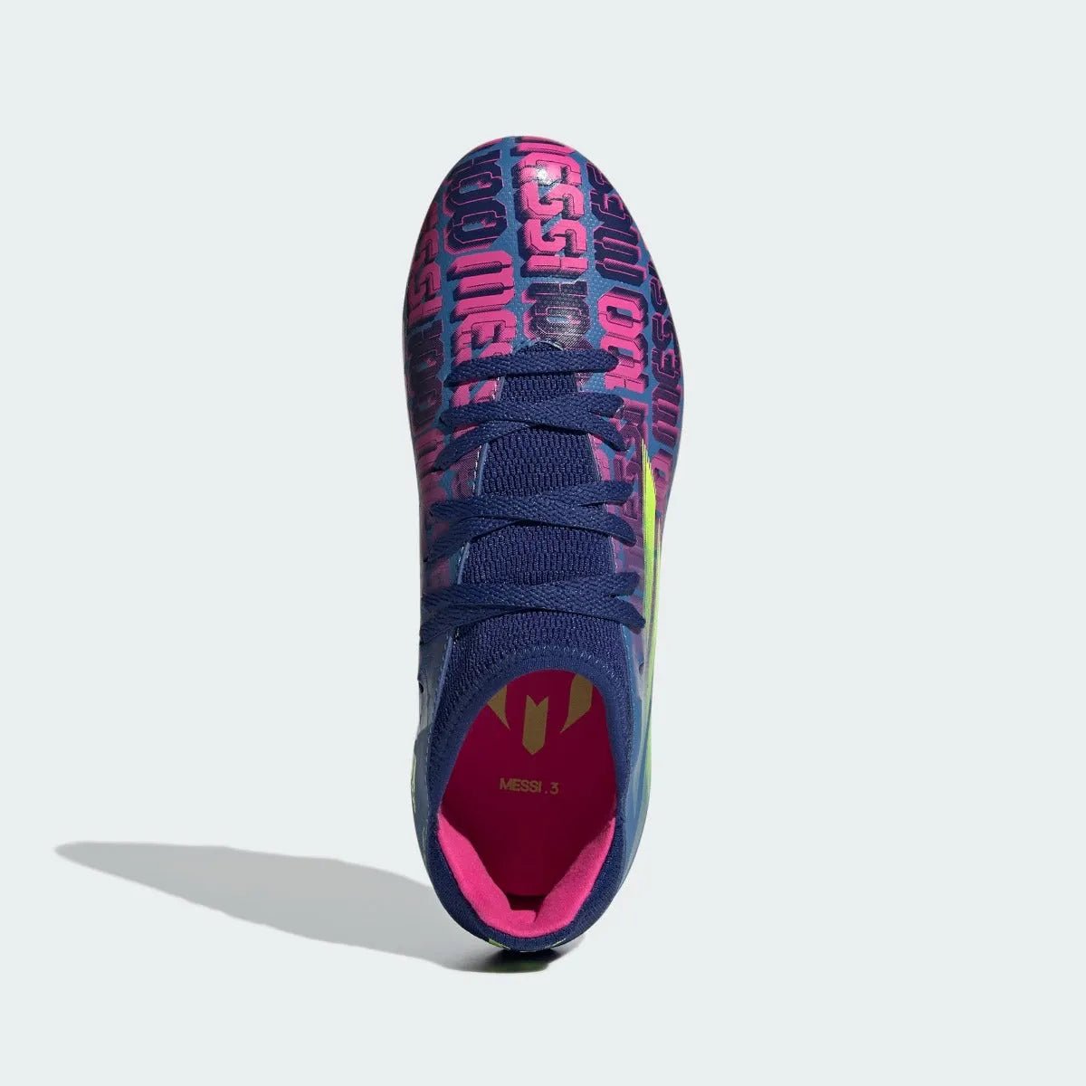 Adidas Junior X Speedflow MESSI .3 FG - Blue-Pink-Yellow