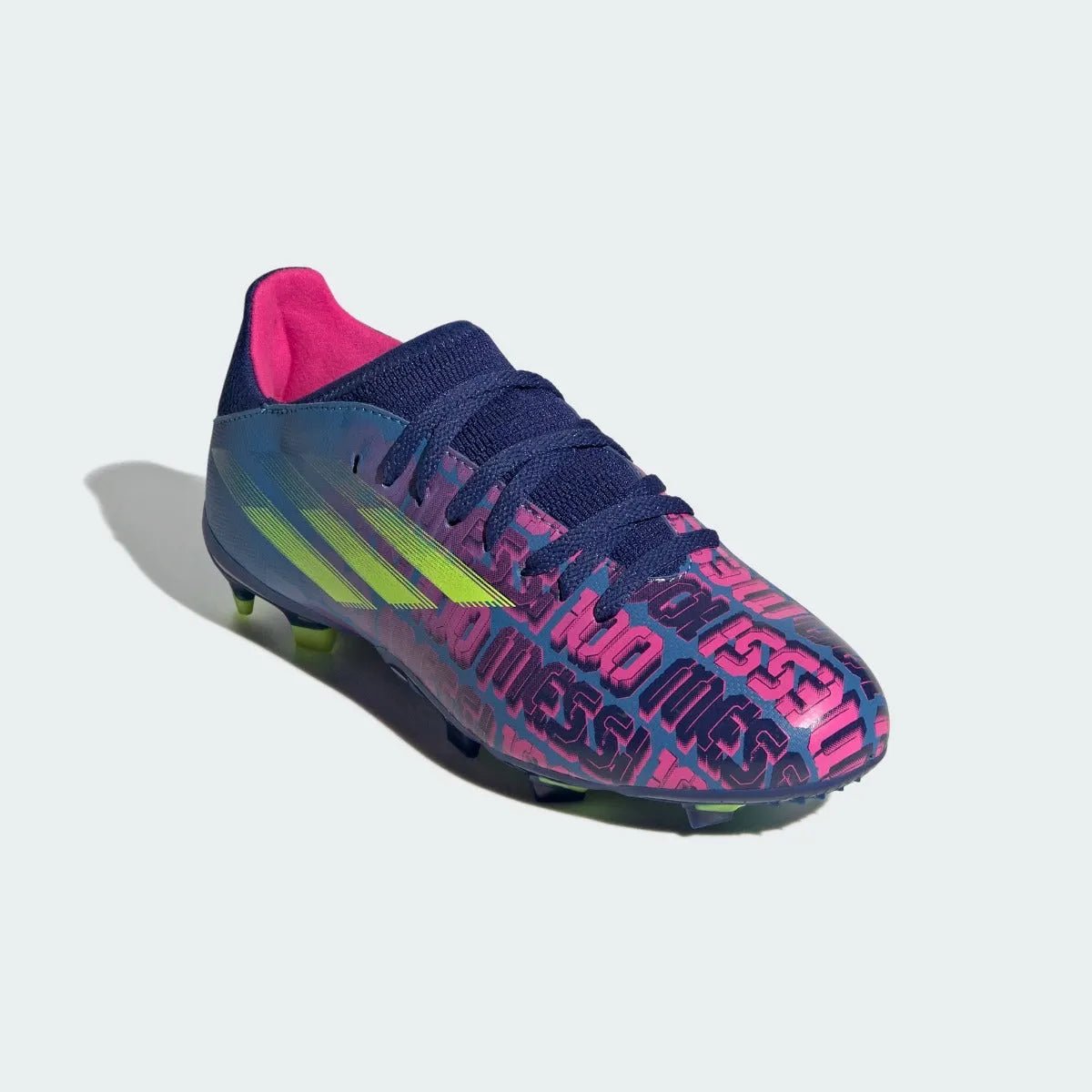Adidas Junior X Speedflow MESSI .3 FG - Blue-Pink-Yellow