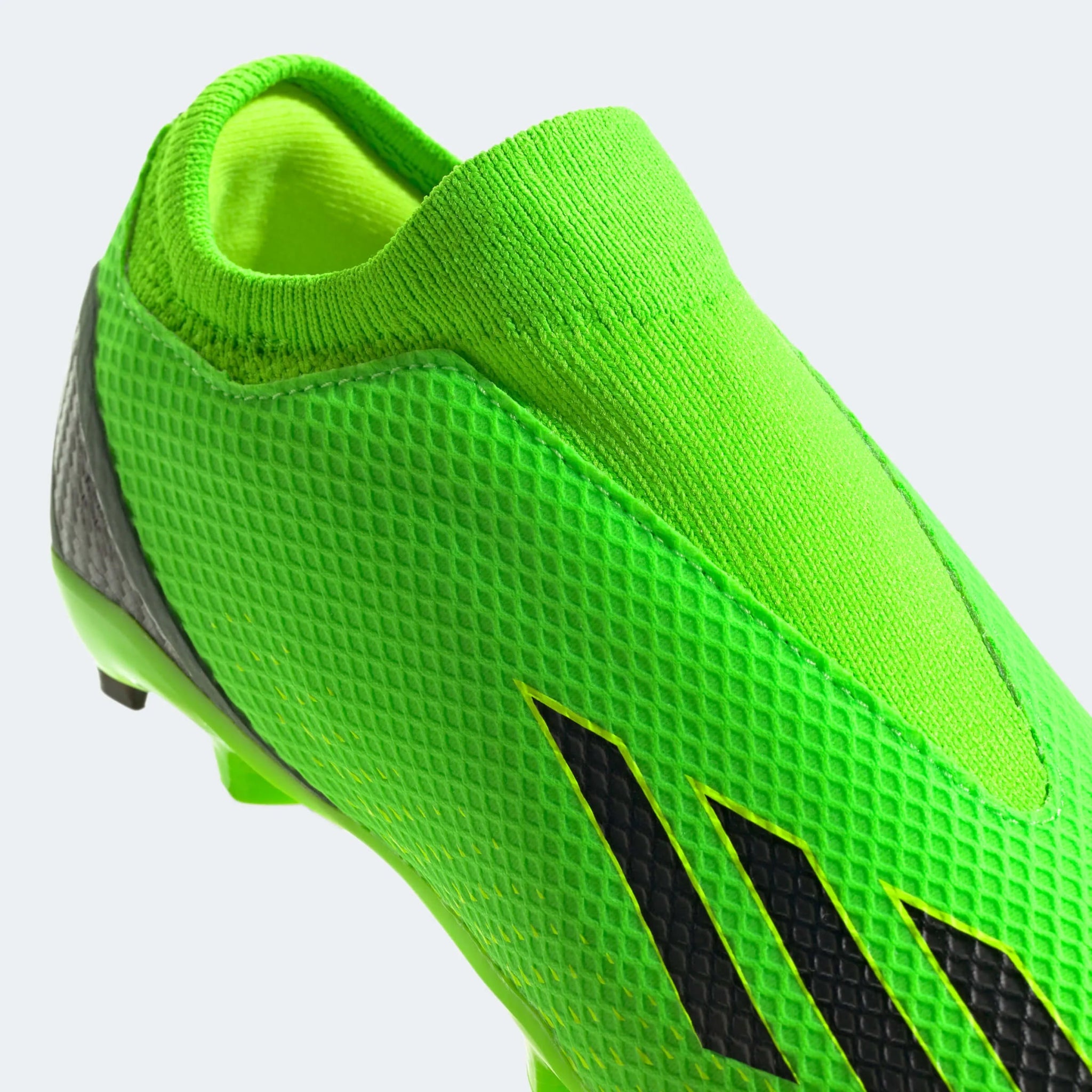 adidas Junior X SpeedPortal .3 Laceless FG - Solar Green-Black